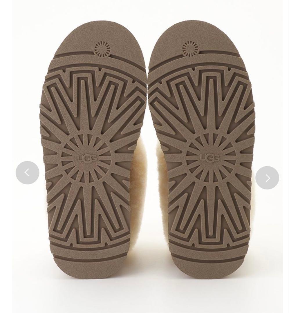 UGG ブラウン ムートンブーツ 厚底23㎝