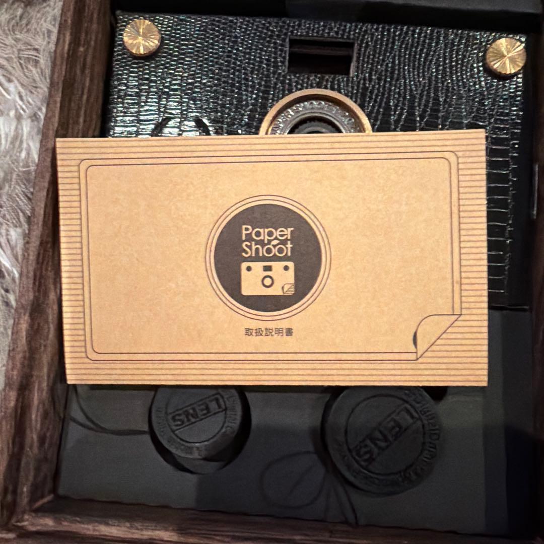 PaperShoot(ペーパーシュート) カメラセット レザー　ジャンク品