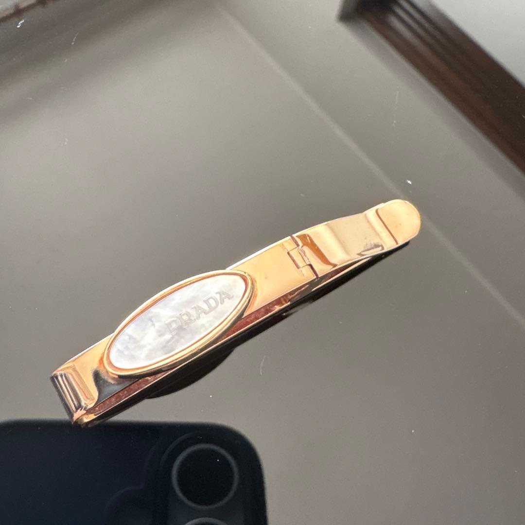 PRADA tieTack　プラダネクタイピン　 ロゴモチーフ プラダタイピン