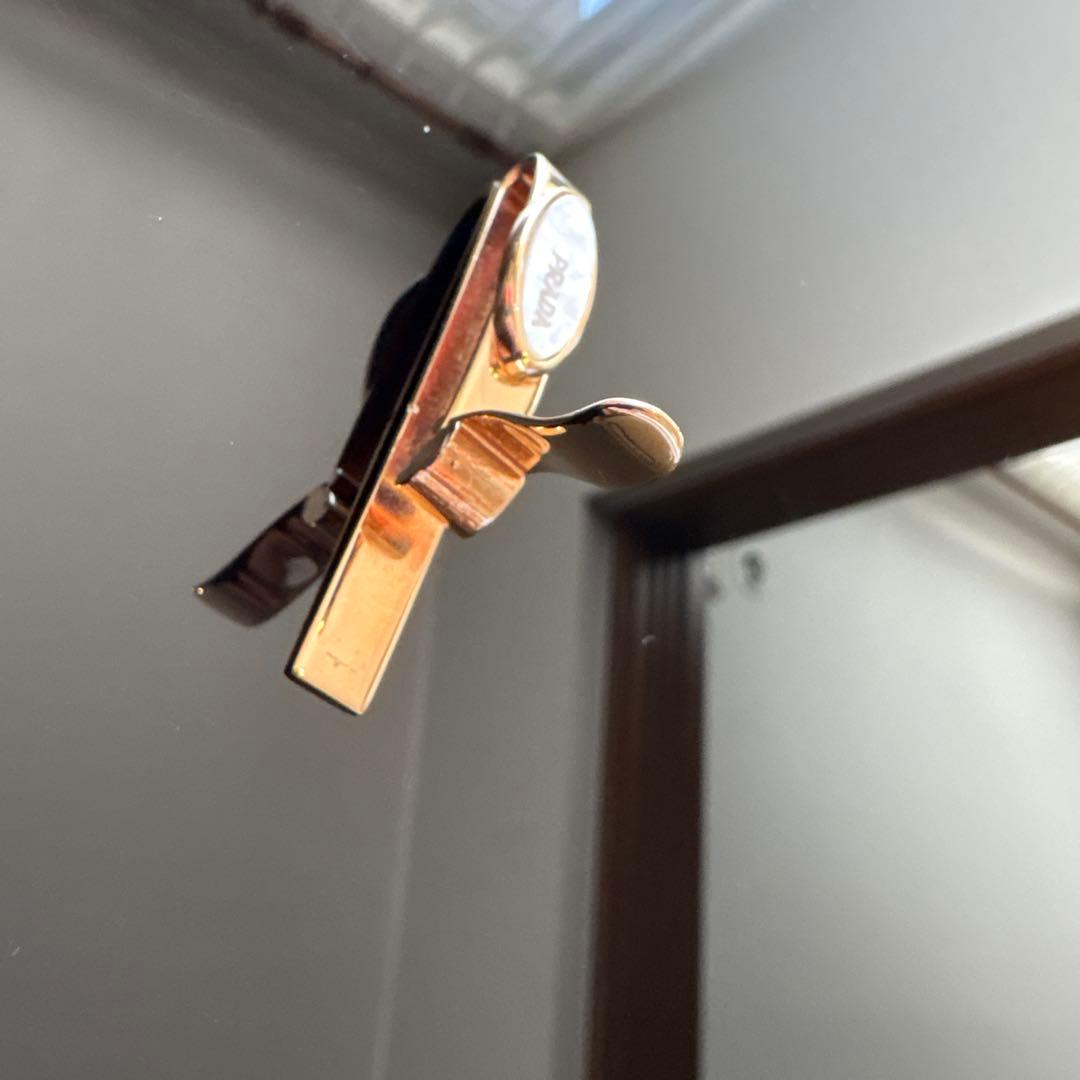 PRADA tieTack　プラダネクタイピン　 ロゴモチーフ プラダタイピン