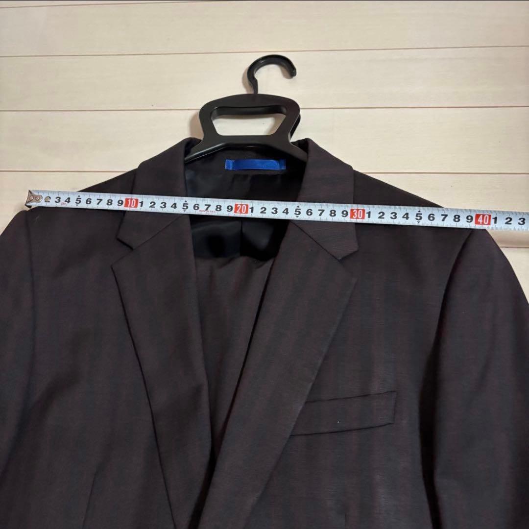 ジ*ン様 ポールスミス ビジネススーツ 銀河 星座 チャコールブラウン 赤ストラ