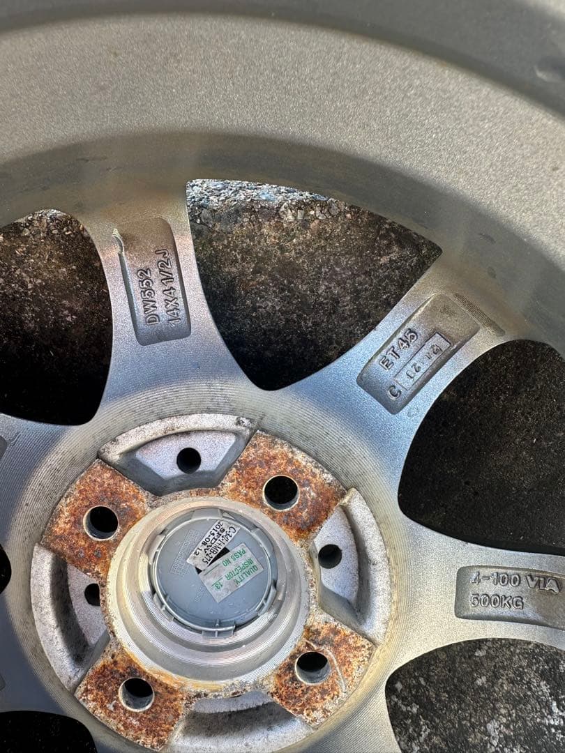 14インチ SUWホイール Goodyearスタッドレスタイヤセット