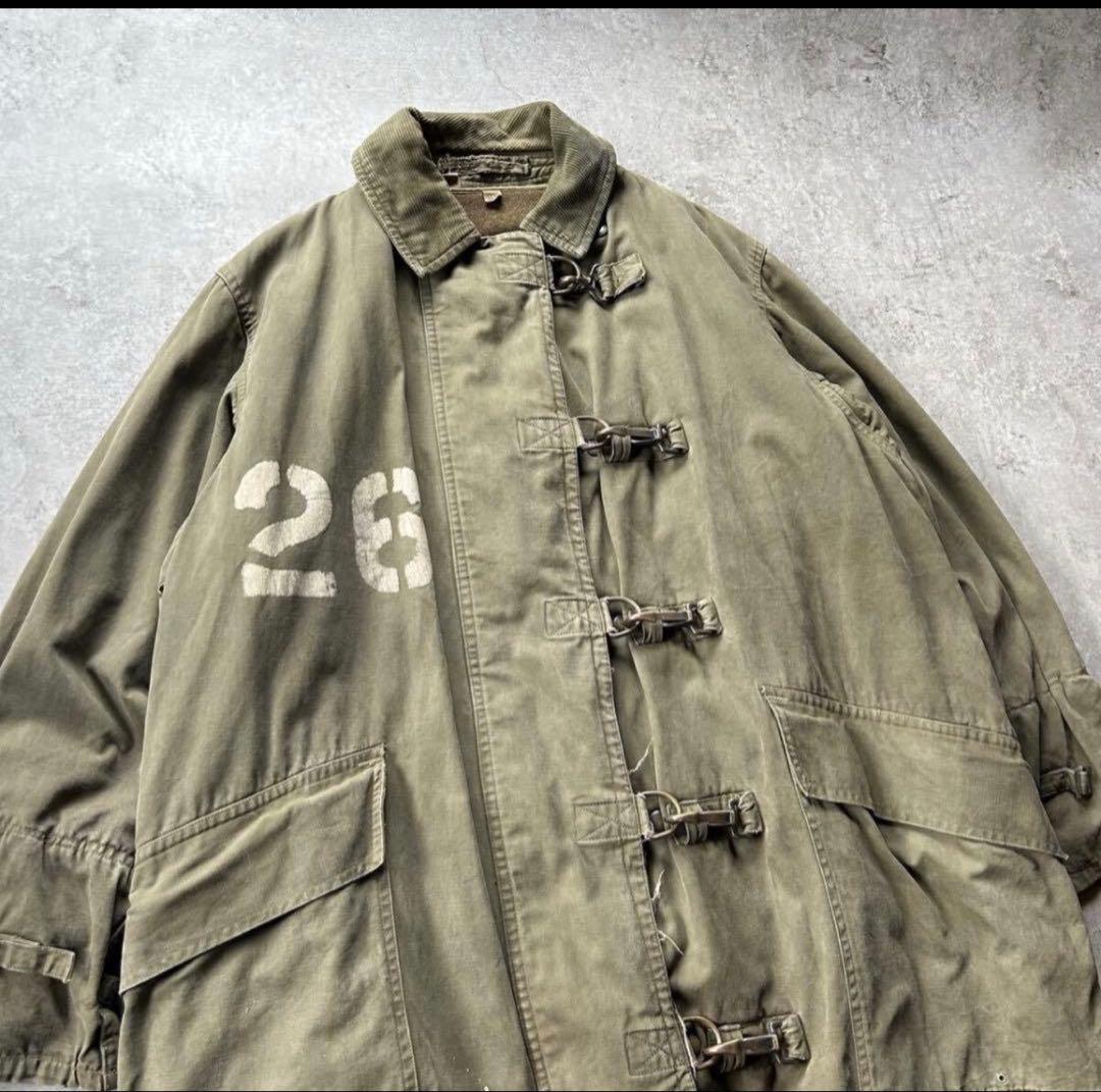 30s40sヴィンテージミリタリーリアルファイヤーマンジャケットww2最終価格