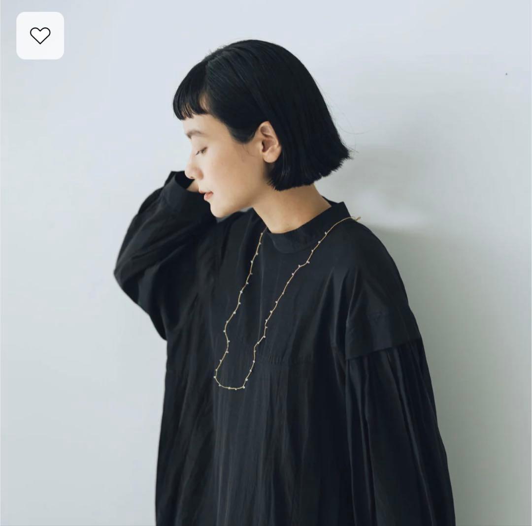 くらすこと kurasukoto キュプラコットン タックワンピース