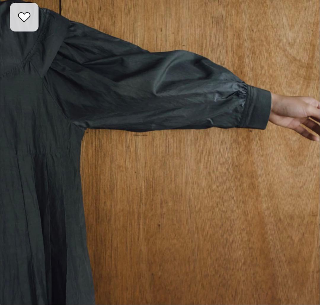 くらすこと kurasukoto キュプラコットン タックワンピース