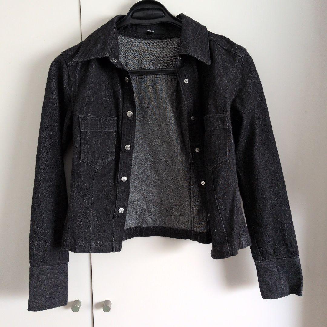 も*ぐ様 ブラックデニムジャケット