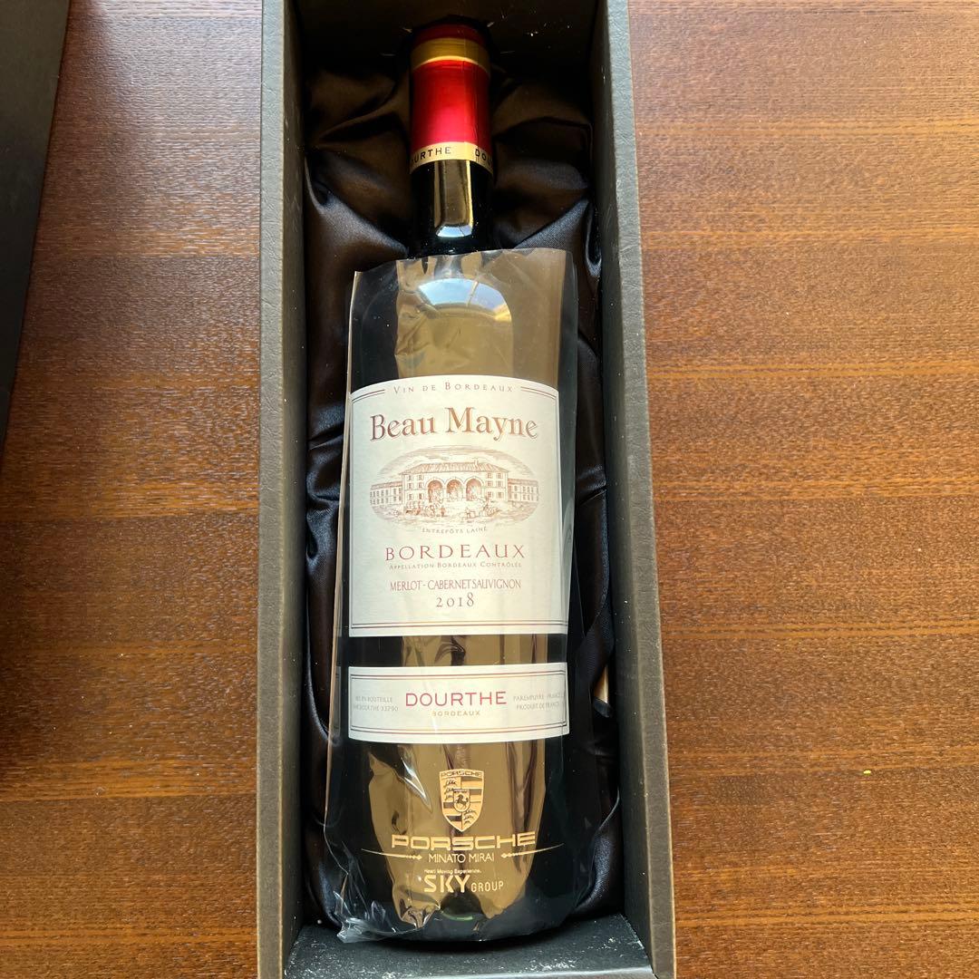 ポルシェ x Beau Mayne ボルドー 赤ワイン 2018