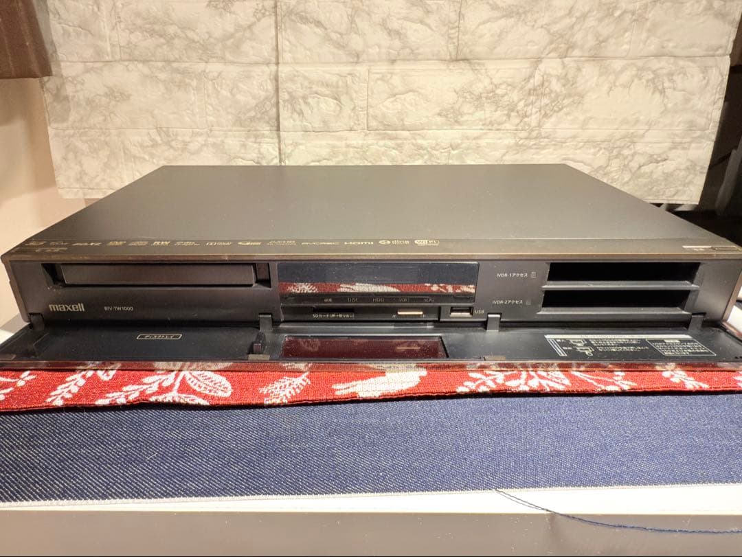 maxell BD iVDR レコーダー BIV-TW1000／純正リモコン