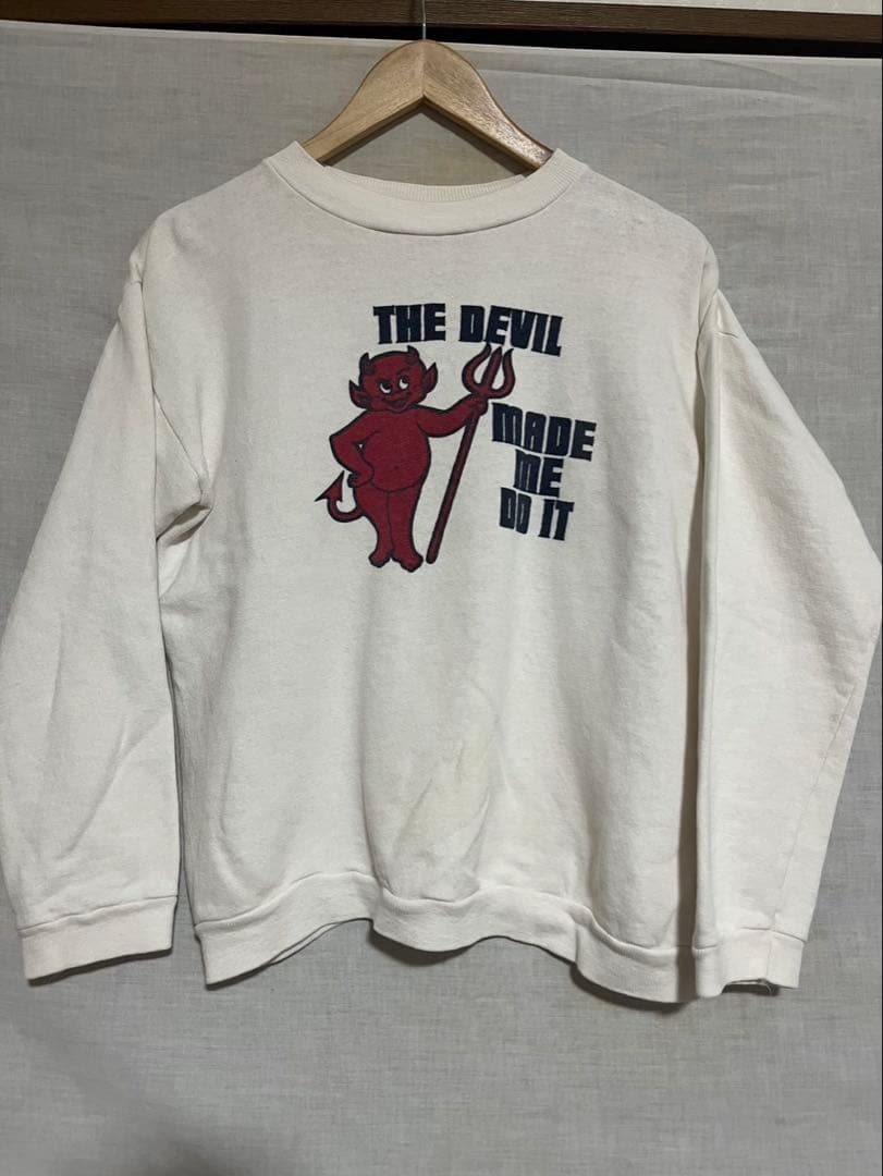 【スペシャル】 60s〜70s デビル ヴィンテージ スウェット 染み込み