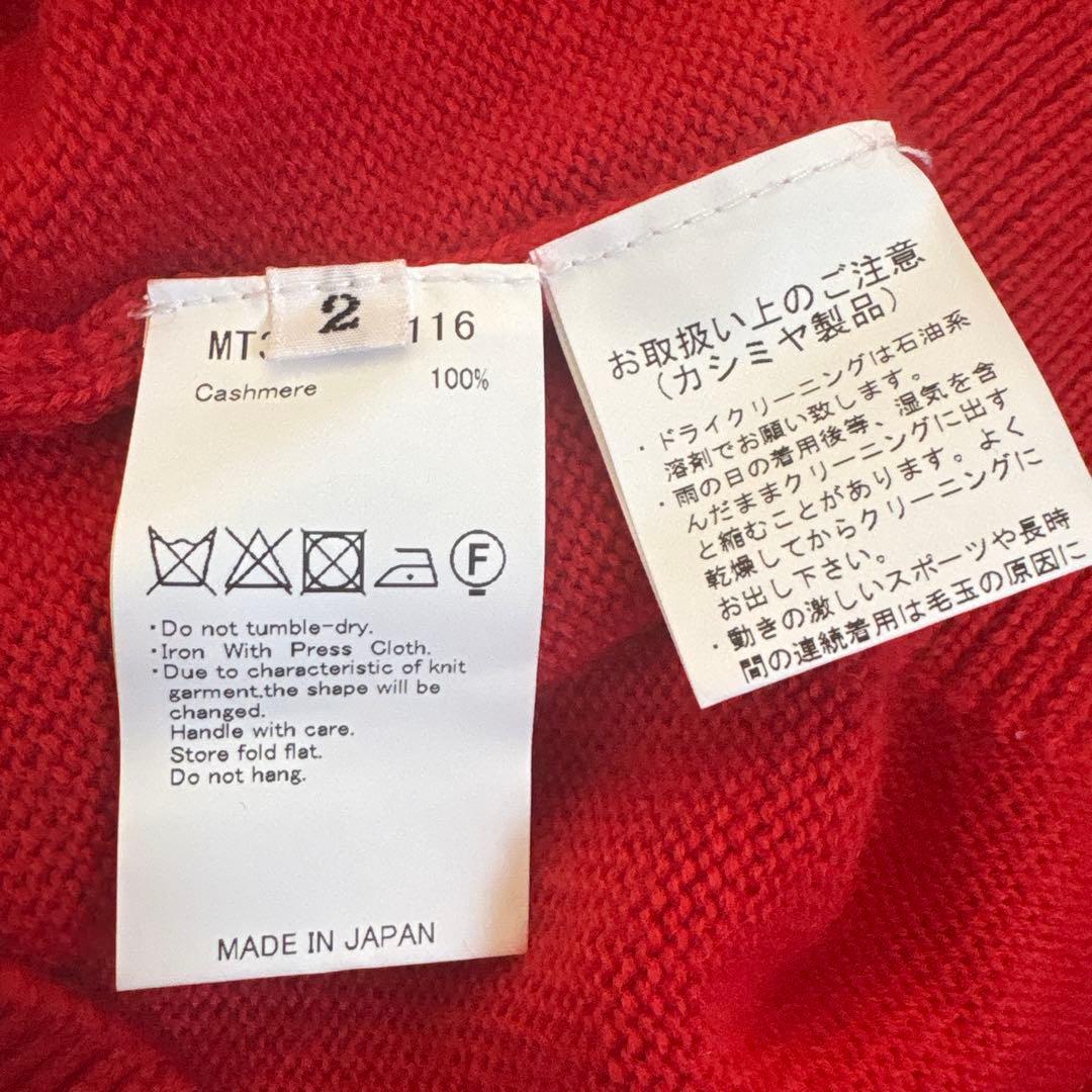 MAATEE&SONS 梳毛CASHMERE多本撚 P/O SWEATER