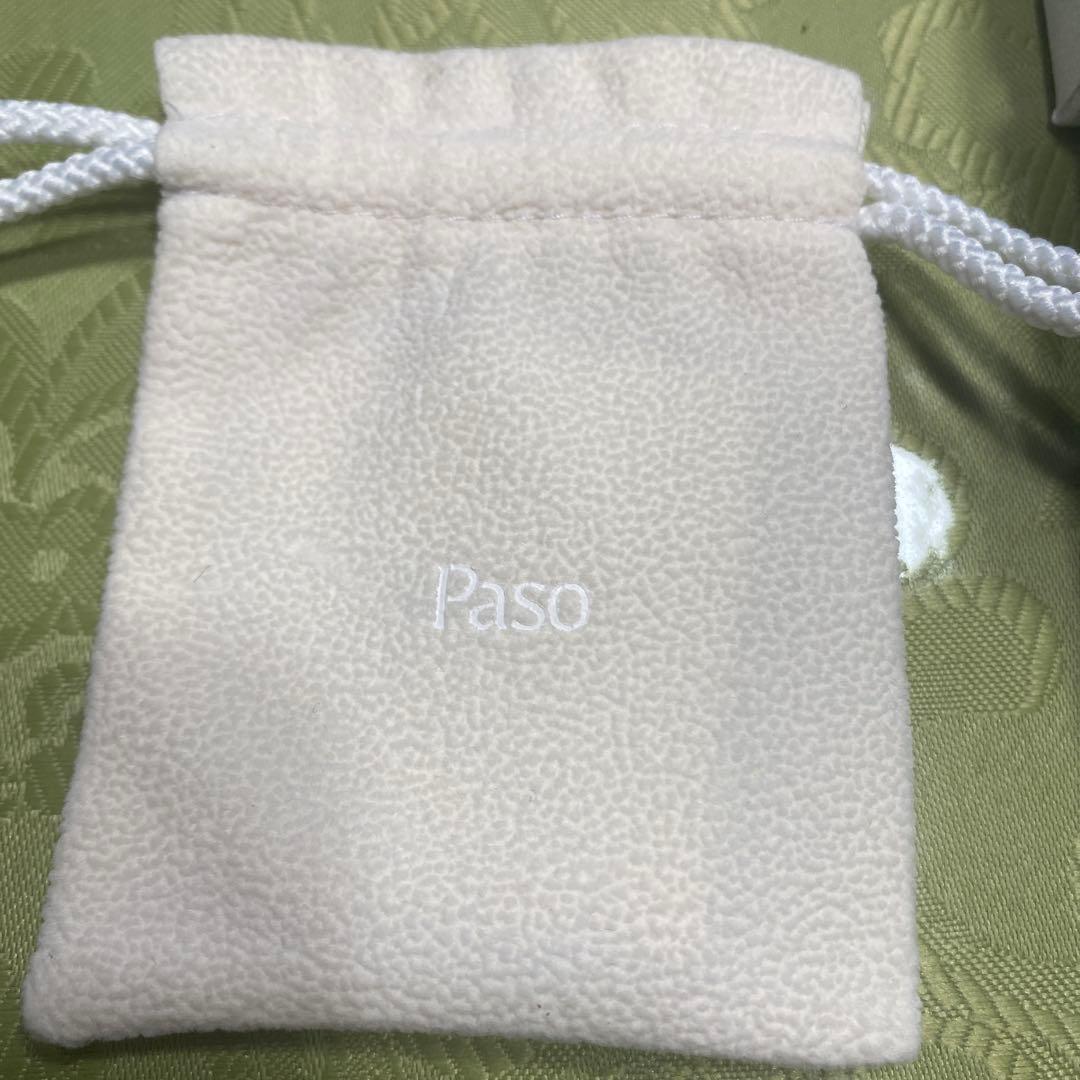 Pasoシルバーリング 滑らかな長方形トップ