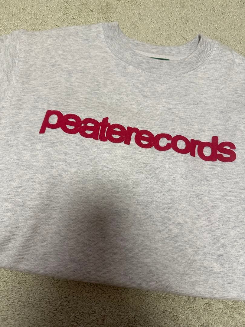 peateロゴスウェット グレー