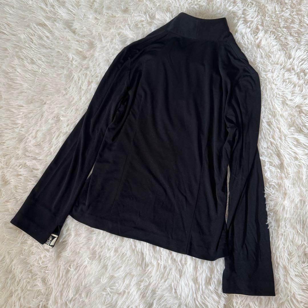 LEONARDレオナール カンカン素材 テーラードジャケット トリム 薄手 L