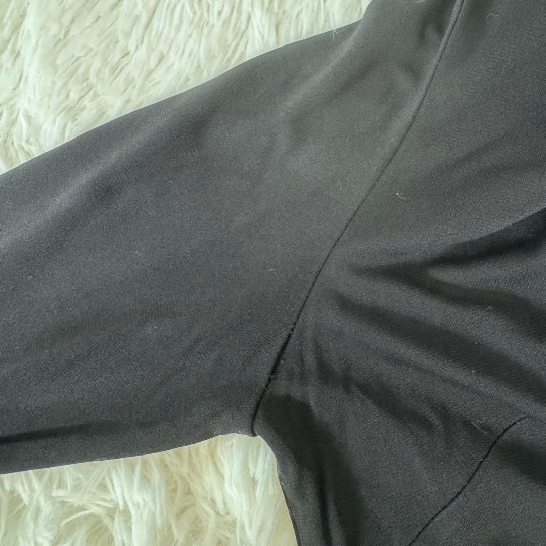 LEONARDレオナール カンカン素材 テーラードジャケット トリム 薄手 L