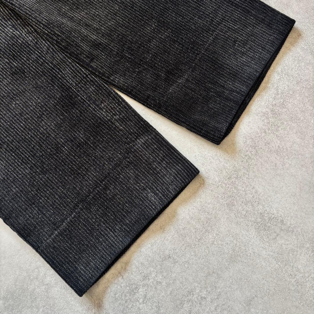 90s~10s BURBERRY タック 太畝コーデュロイ ワイド パンツ