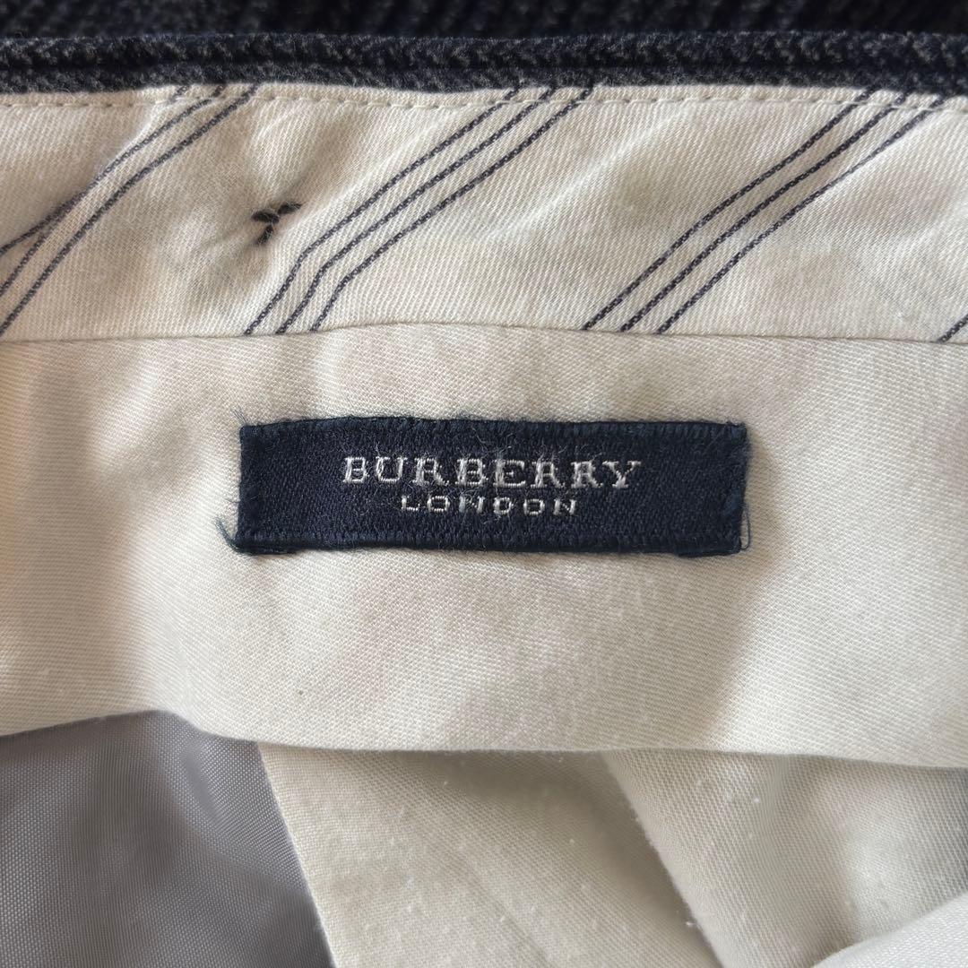 90s~10s BURBERRY タック 太畝コーデュロイ ワイド パンツ