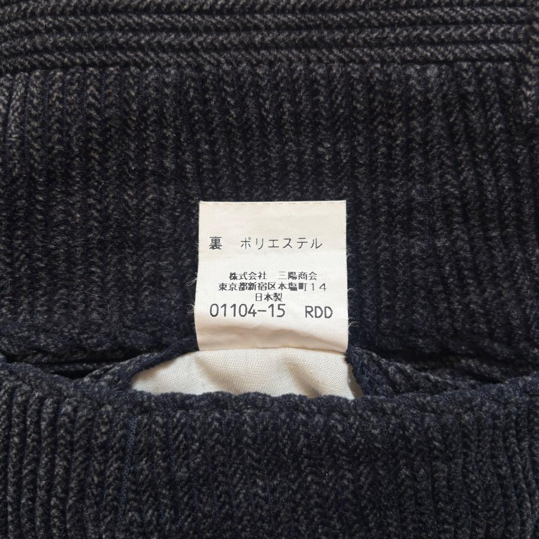 90s~10s BURBERRY タック 太畝コーデュロイ ワイド パンツ