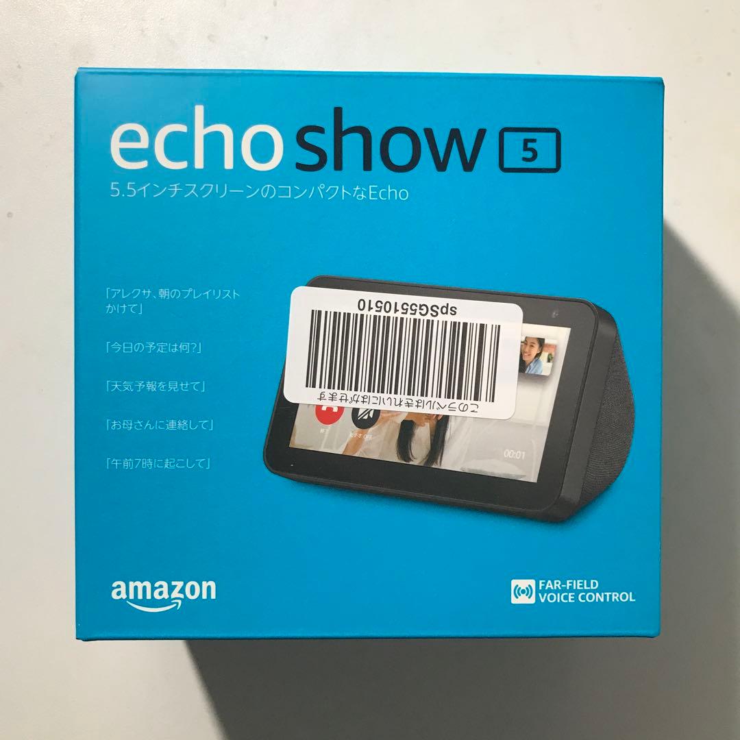 Echo Show 5 スクリーン付きスマートスピーカー with Alexa