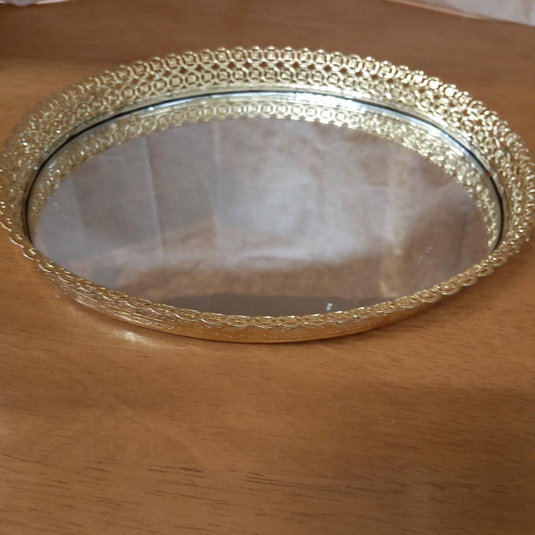 ミラートレー　鏡　トレイ　3サイズ 　セット　ゴールド