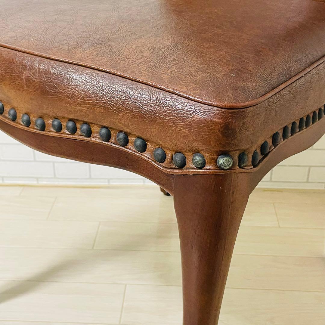 マル二木工 ブラウン ダイニングチェア ベルサイユ 貴族