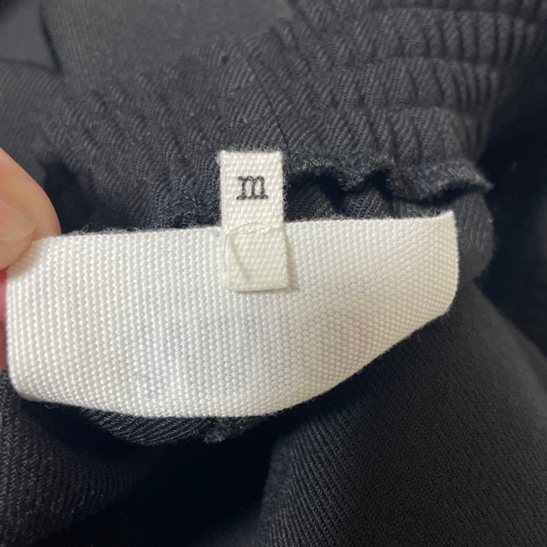 MM6 エムエムシックス メゾンマルジェラ ウール混 ワイド スラックス パンツ