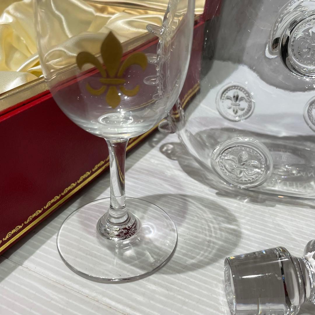 ⑤ Baccarat レミーマルタン ルイ13世 グラス　空瓶 バカラ　箱入り