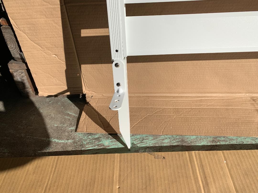 アルミボーダーフェンス(幅120高さ180) ホワイトKABF-1218*(WH