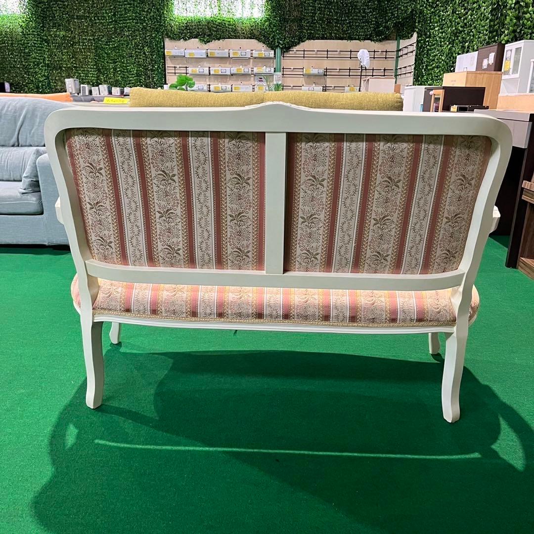 メゾンドマルシェ 2人掛けソファ 幅130 ロココ調 W044