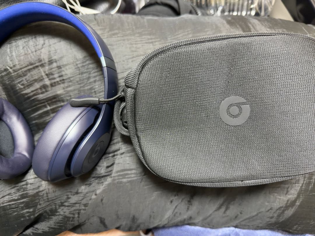 Beats studio pro ダークブルー 収納ケース付き
