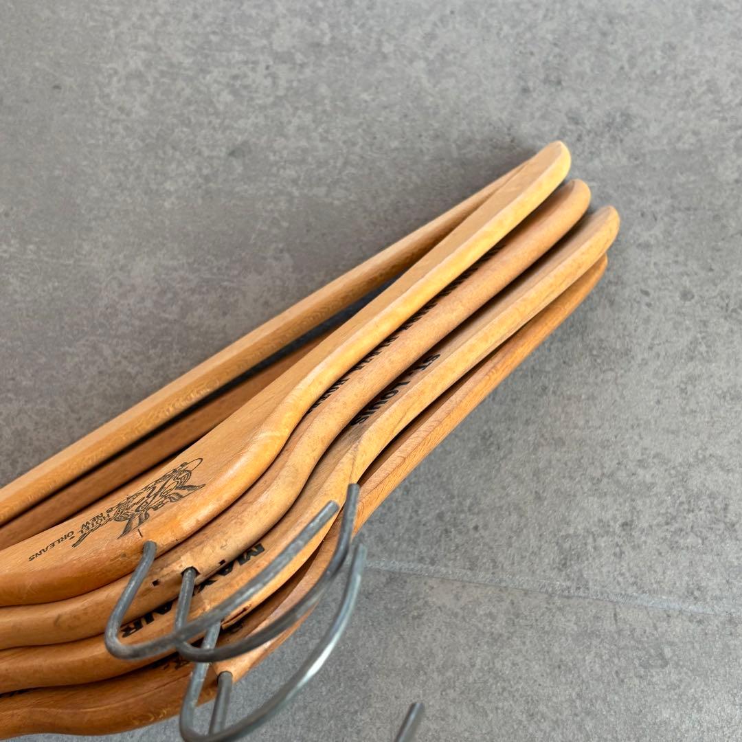 ビンテージ ウッド ハンガー 木製 アメリカ アンティーク