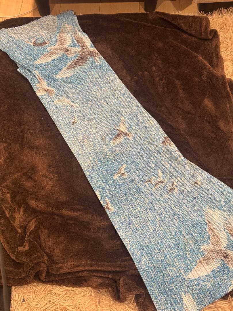 PLAYS PLEASE 鳥柄 ノースリーブ ワンピース