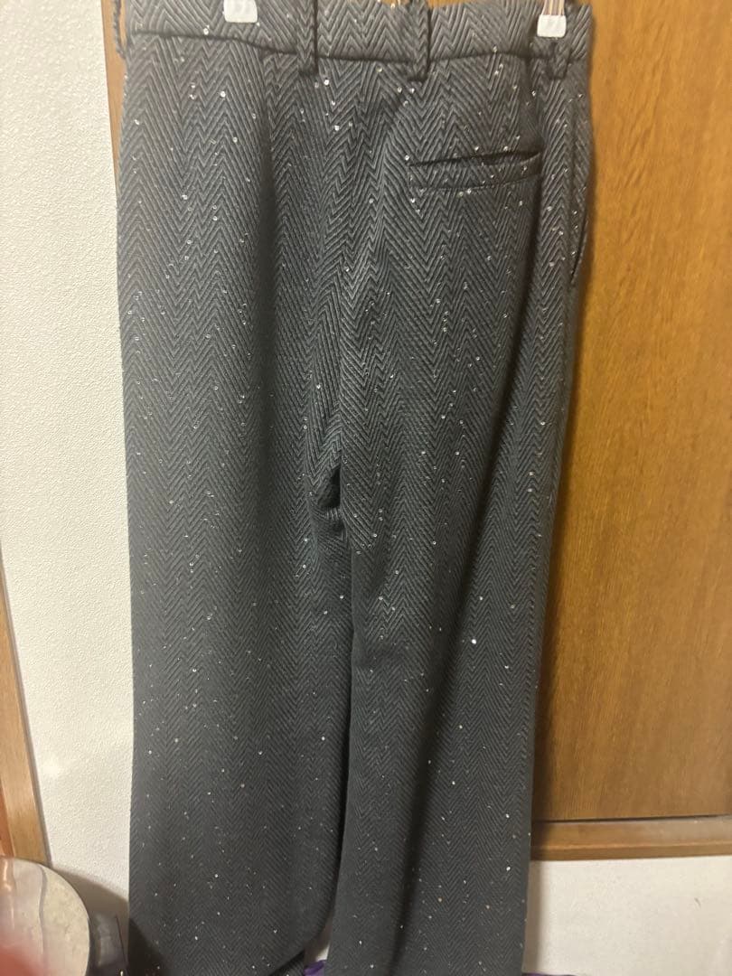 Masu スパンコールスラックス