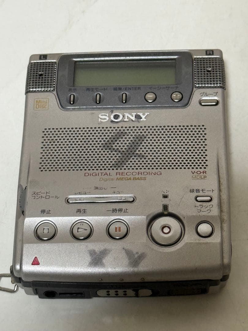 ジャンク品 SONY MZ-B100 MDレコーダー