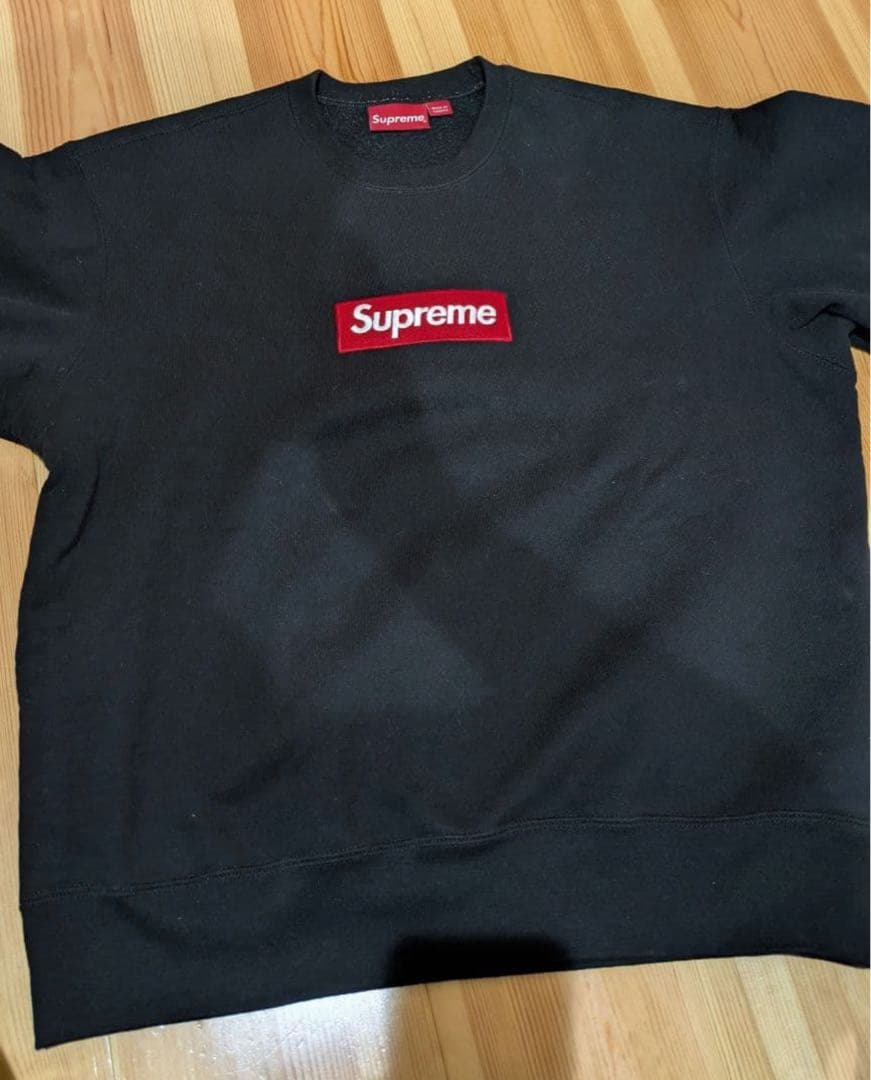 Supreme ブラック トレーナー