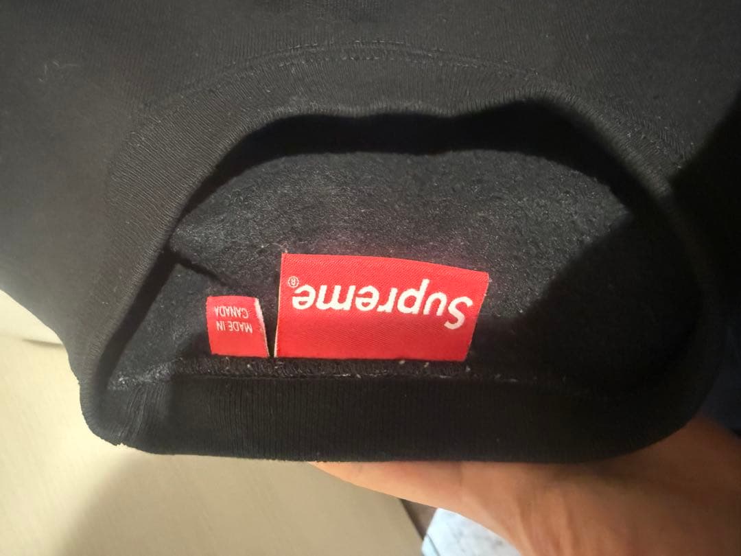 Supreme ブラック トレーナー