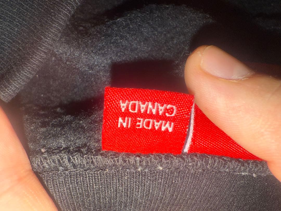 Supreme ブラック トレーナー