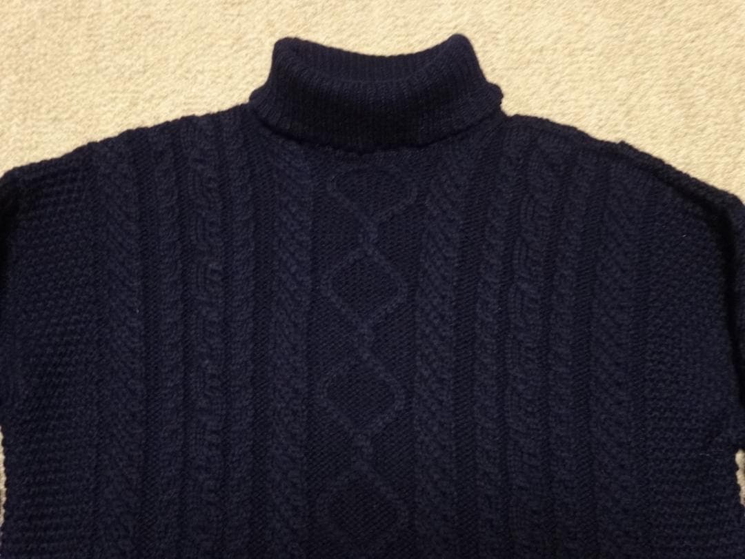 t*i様 極美品　一生もの　イギリス製　ガンジーウーレンズ　タートルネックセータ