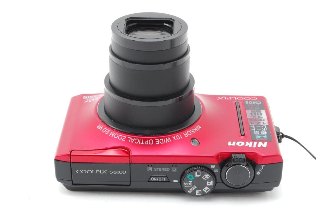 Nikon COOLPIX s8100 レッド 10倍光学ズーム 動作確認済