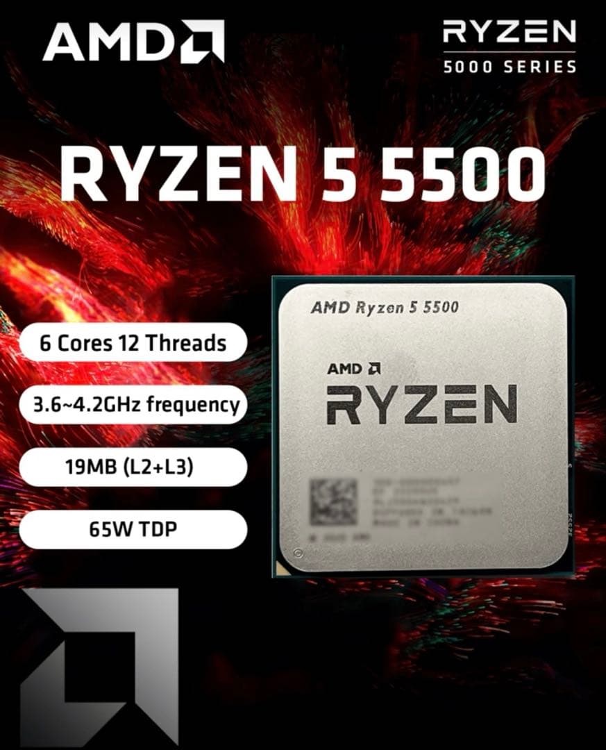 CPU AMD Ryzen 5 5500 CPU