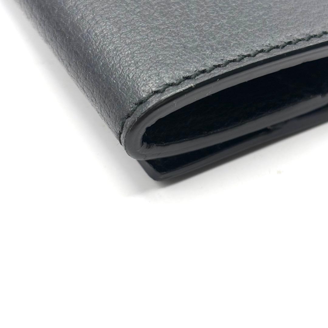 美品 グッチ ケース マーモント GG ゴールド ブラック レザー