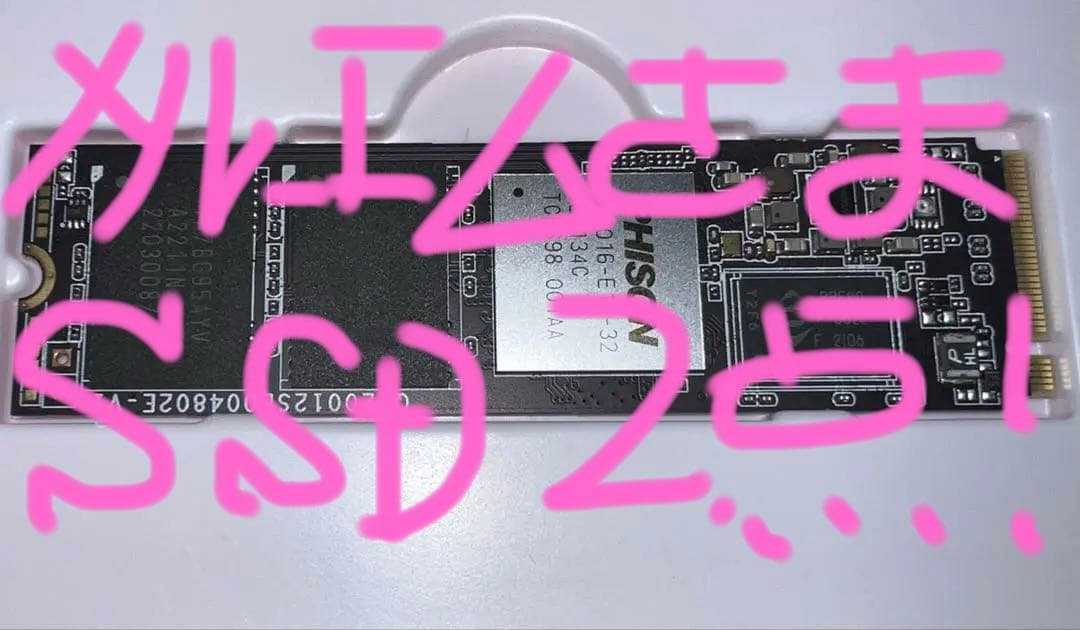 1TB NVMe M.2 Gen.4x4 SSD Phison新古ジャンク扱い