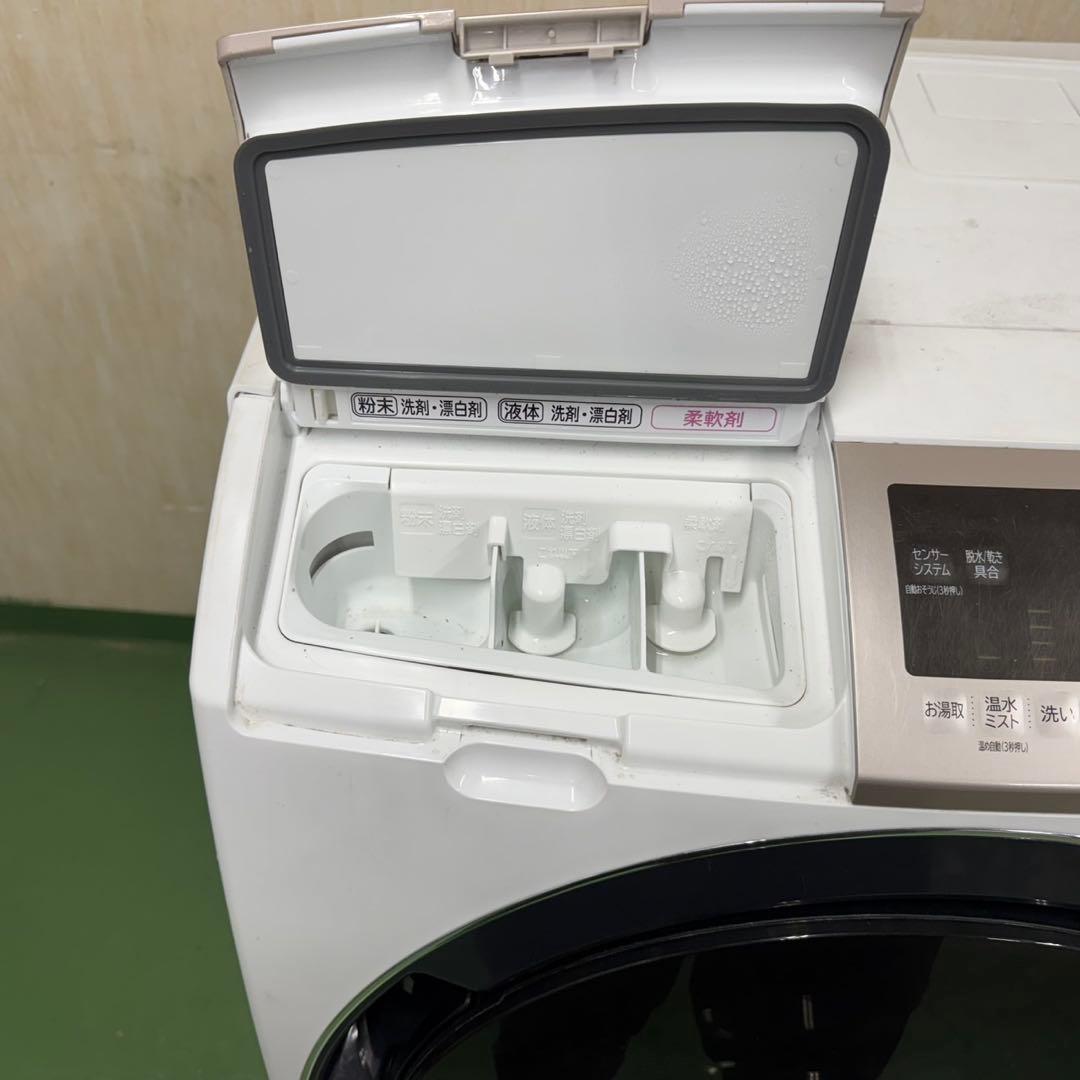 111 日立ドラム式洗濯機　乾燥付　11/6kg 小型　1人暮らし　右開き　安い