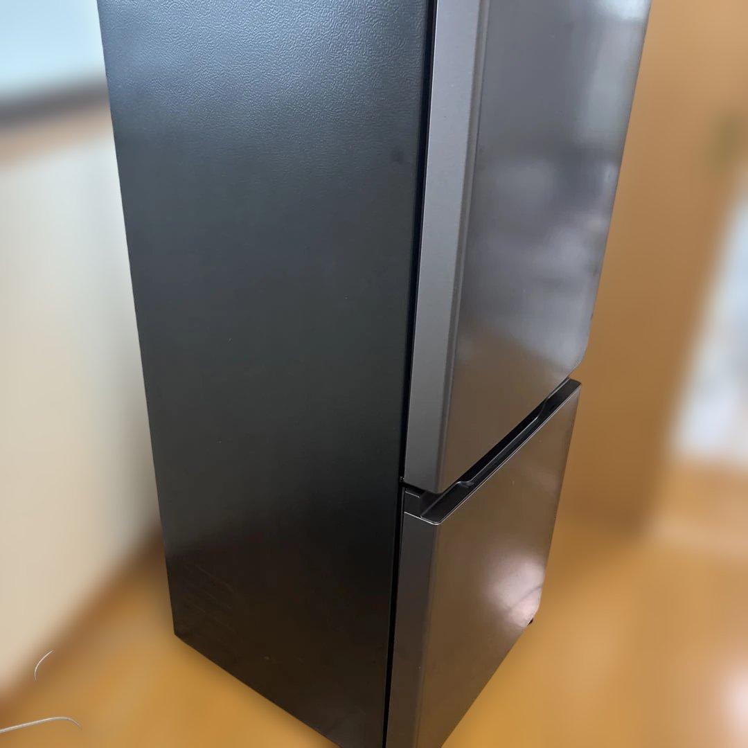 ダークグレー 冷蔵庫 上下二段式