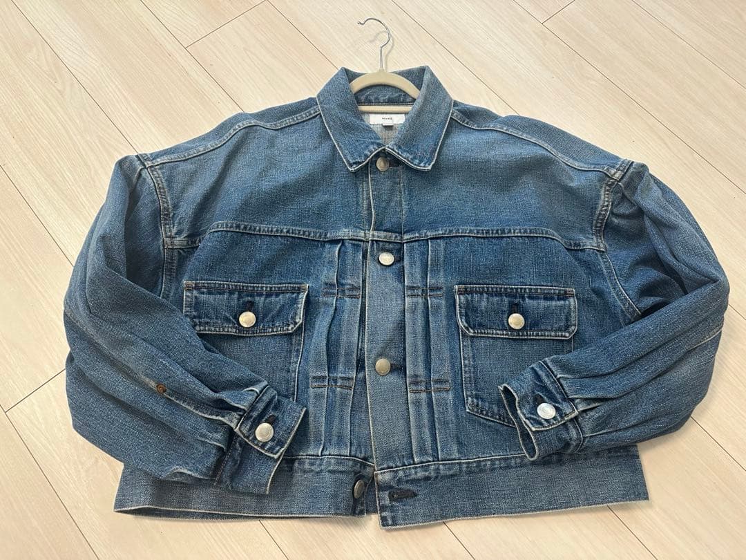 HYKE ハイク バルーンスリーブ デニムジャケット サイズ1