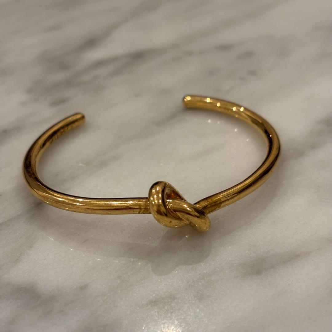 CELINE セリーヌ ノット ブレスレット ゴールド