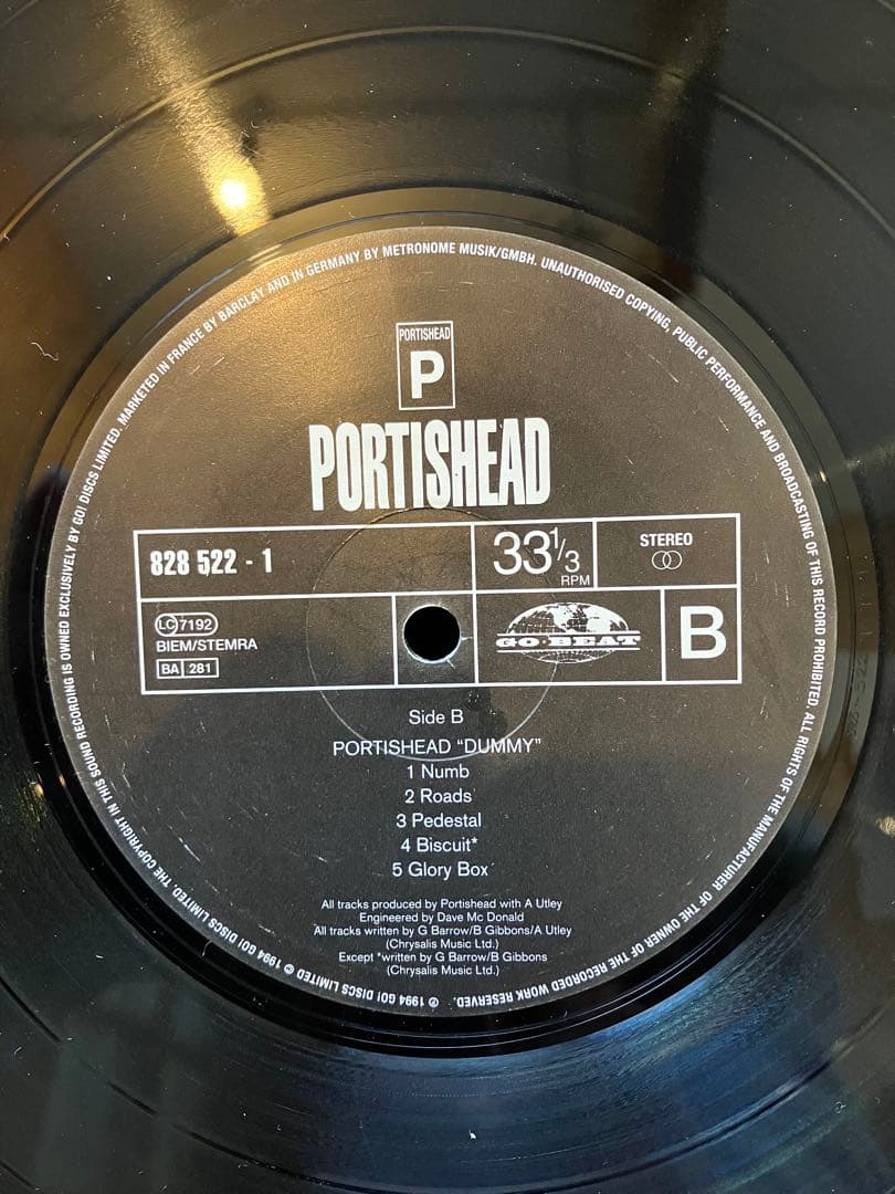 レア盤　誤表記Portishead Dummy レコード