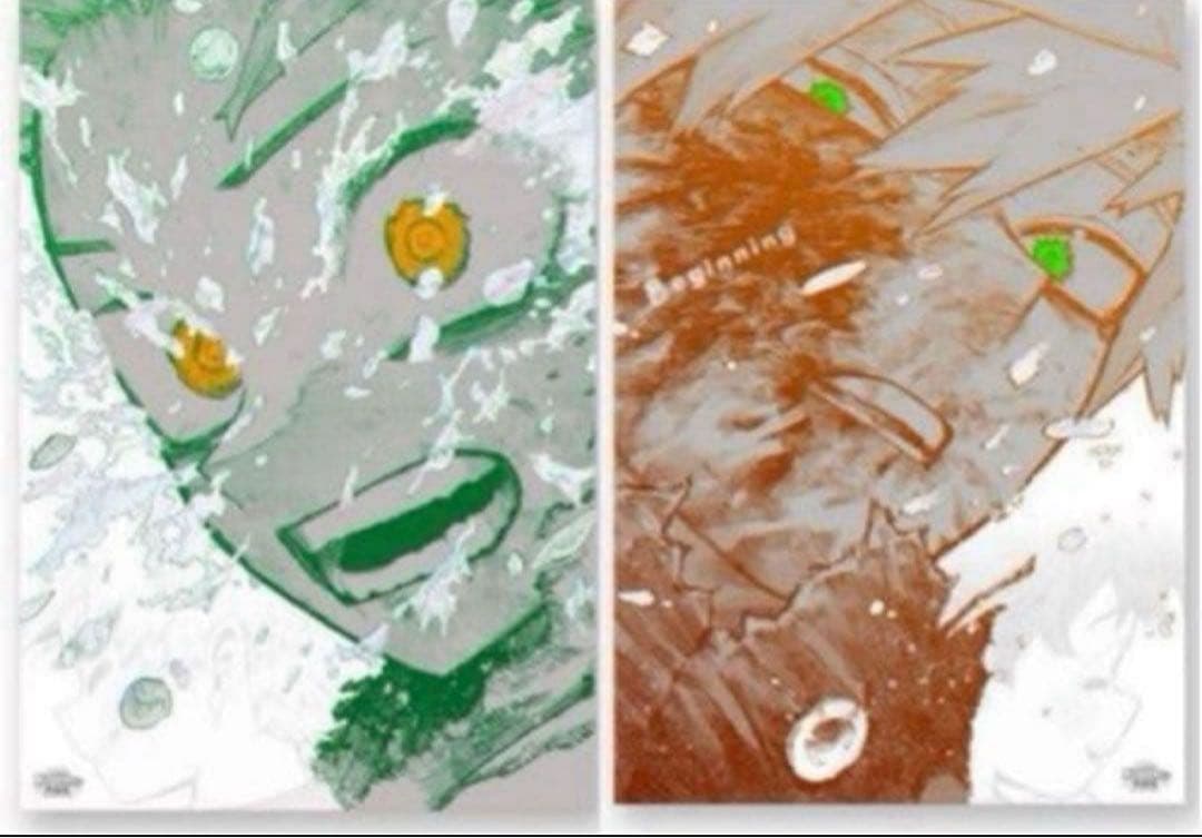 僕のヒーローアカデミア 原画展 A2アートポスター2枚セット