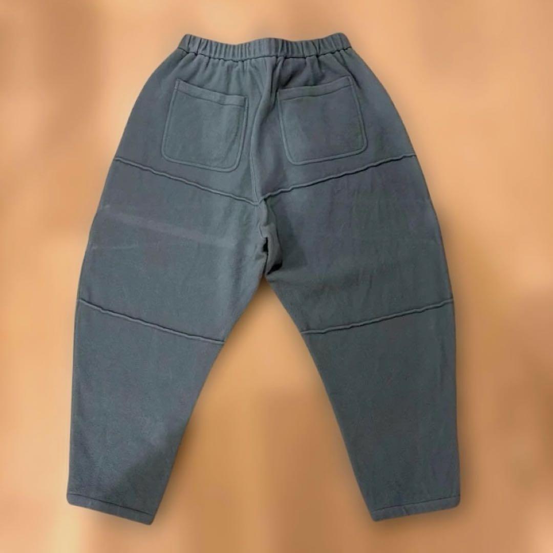 MITTAN ブルーのウールサルエルパンツ