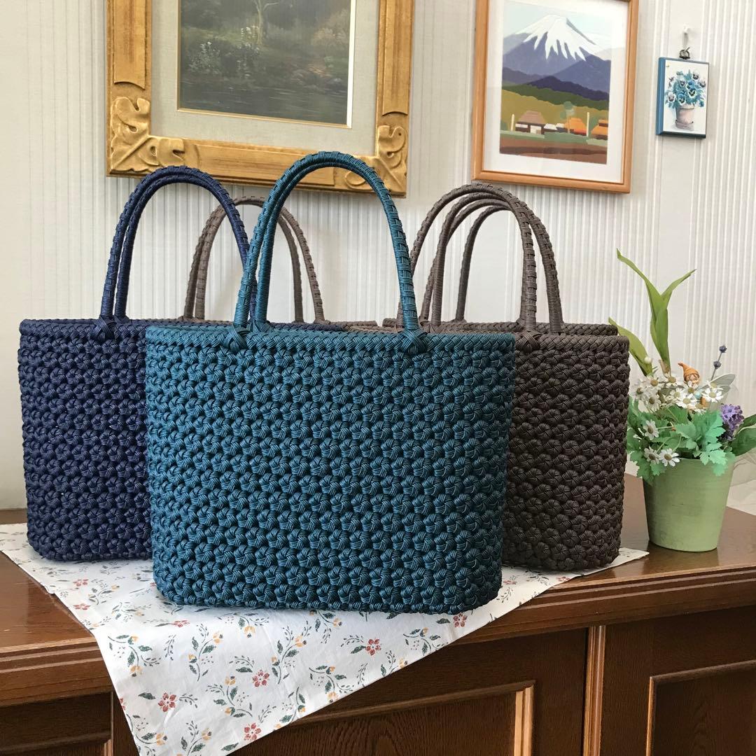 ＊キラキラ様オーダー品＊クラフトかごバッグ