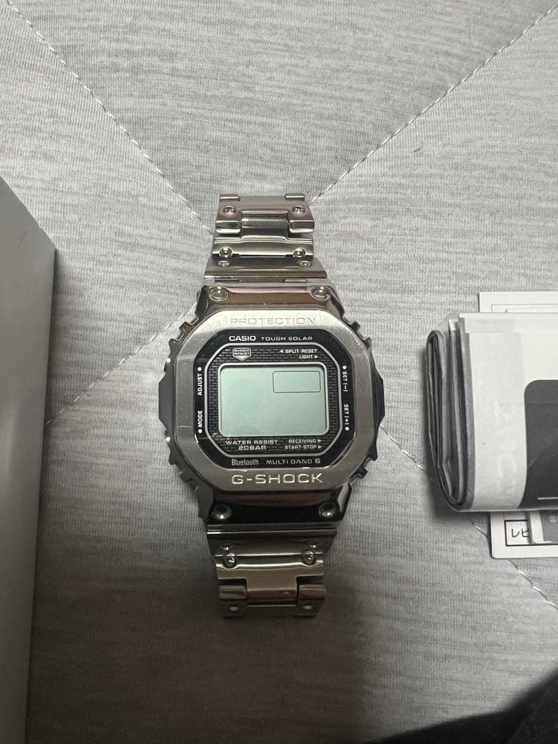 G-SHOCK タフソーラー フルメタルシルバーGMW-B5000D-1JF